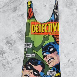 DC Comics Nightgown Womens Size M Sleepwear All Over Print Batman Robin